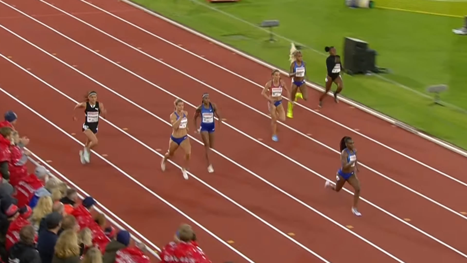 Elaine-Stockholm Elaine Thompson finishes second in Stockholm 200m Diamond League race