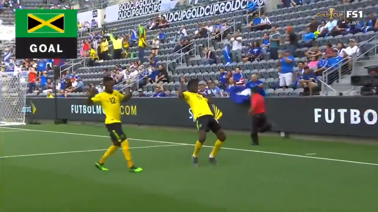 Reggae Boyz Lead Curaçao 1-0 at Half Time in Gold Cup Reggae Boyz Lead Curaçao 1-0 at Half Time in Gold Cup