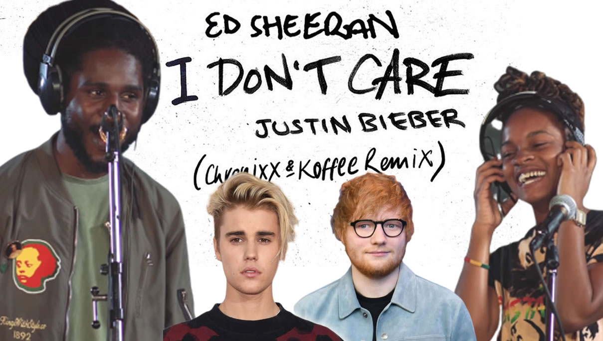 Chronixx, Koffee join Ed Sheeran and Justin Bieber on 'I Don't Care' remix Chronixx, Koffee join Ed Sheeran and Justin Bieber on 'I Don't Care' remix