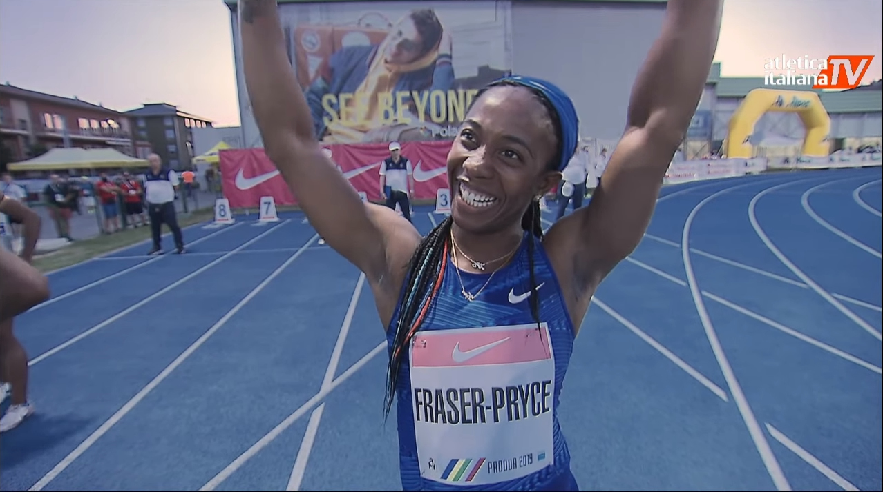 Shelly-Ann Fraser-Pryce wins 100m in Italy ahead of Pan Am Games Shelly-Ann Fraser-Pryce wins 100m in Italy ahead of Pan Am Games