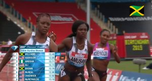 Danielle Williams Wins 100m Hurdles at Birmingham Diamond League