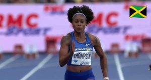 Elaine Thomspon wins 100m at Paris Diamond League