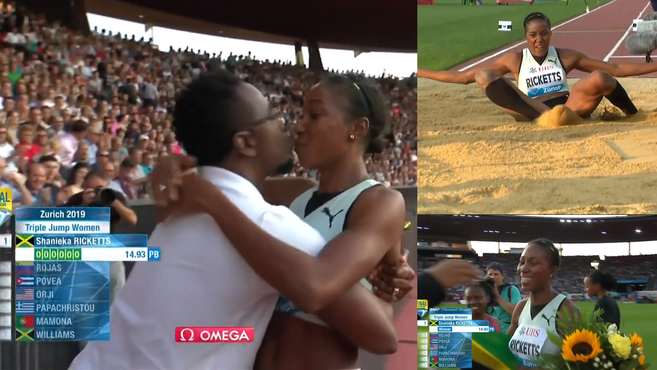 Watch: Shanieka Ricketts wins Triple Jump at Zurich Diamond League Watch: Shanieka Ricketts wins Triple Jump at Zurich Diamond League