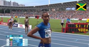 Stephenie Ann McPherson wins 400m at Paris Diamond League