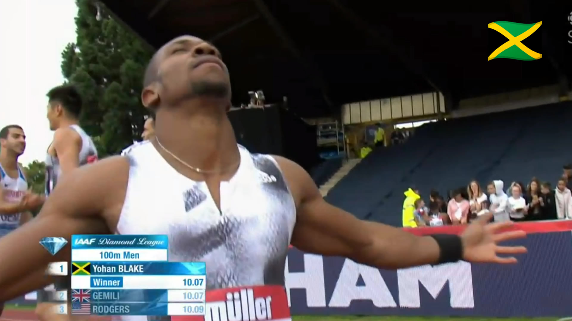 Yohan Blake wins 100m at Birmingham Diamond League Yohan Blake wins 100m at Birmingham Diamond League