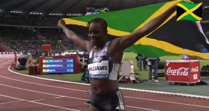Danielle Williams Wins 100m Hurdles at Brussels Diamond League