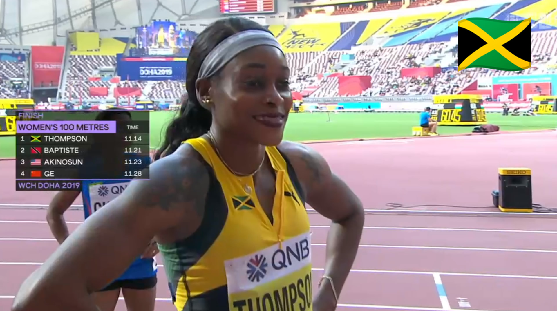 Watch: Elaine Thompson Wins 100m Heat, Advances To World Champs Semifinal Watch: Elaine Thompson Wins 100m Heat, Advances To World Champs Semifinal