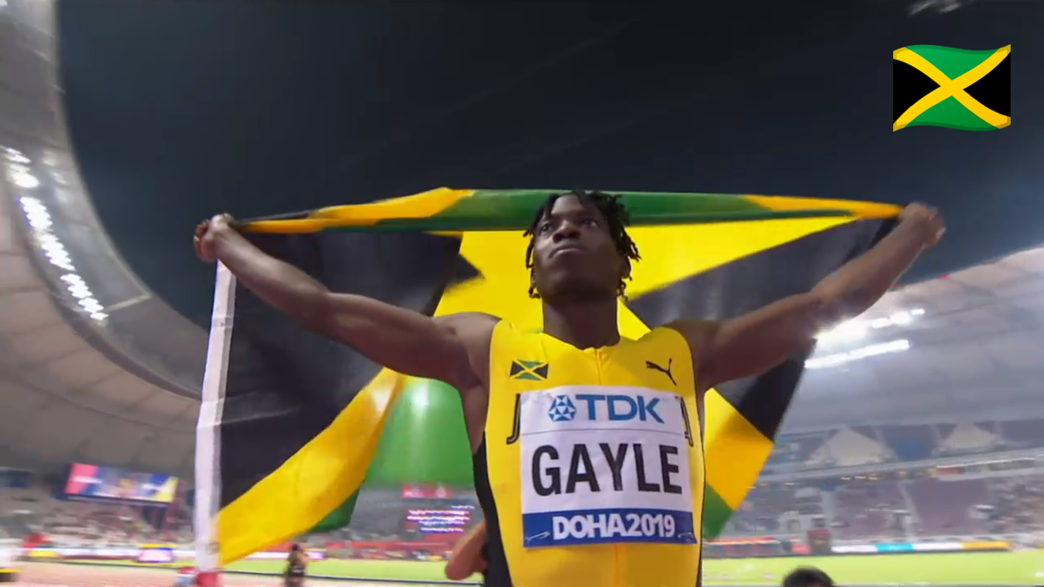 Watch: Tajay Gayle wins GOLD, Long Jump World ChampionGold, Makes History in Doha