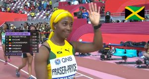 Watch: Shelly-Ann Fraser-Pryce wins 100m heat, advances to World Champs semifinal