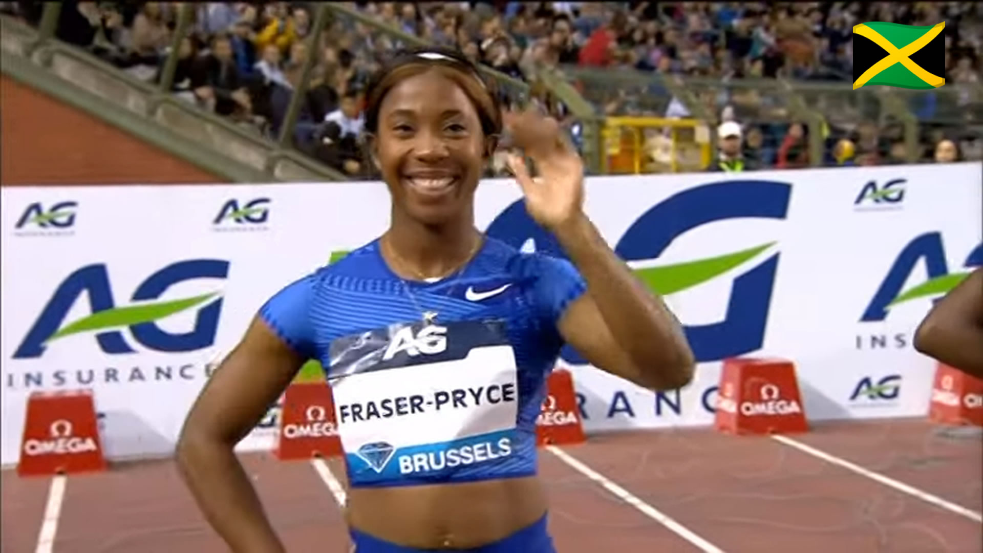 Shelly-Ann Fraser-Pryce finishes 2nd in Brussels Diamond League 100m Shelly-Ann Fraser-Pryce finishes 2nd in Brussels Diamond League 100m