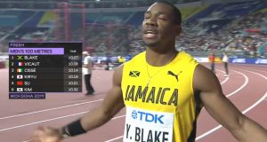 Yohan Blake wins 100m Heat, advances to semifinal at World Championships