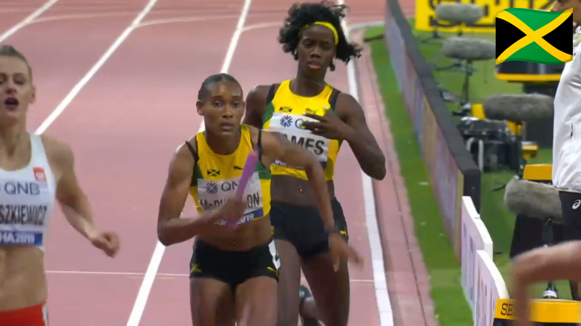 Watch: Team Jamaica Wins Women’s 4x400m Relay Bronze At World Champs Watch: Team Jamaica Wins Women’s 4x400m Relay Bronze At World Champs