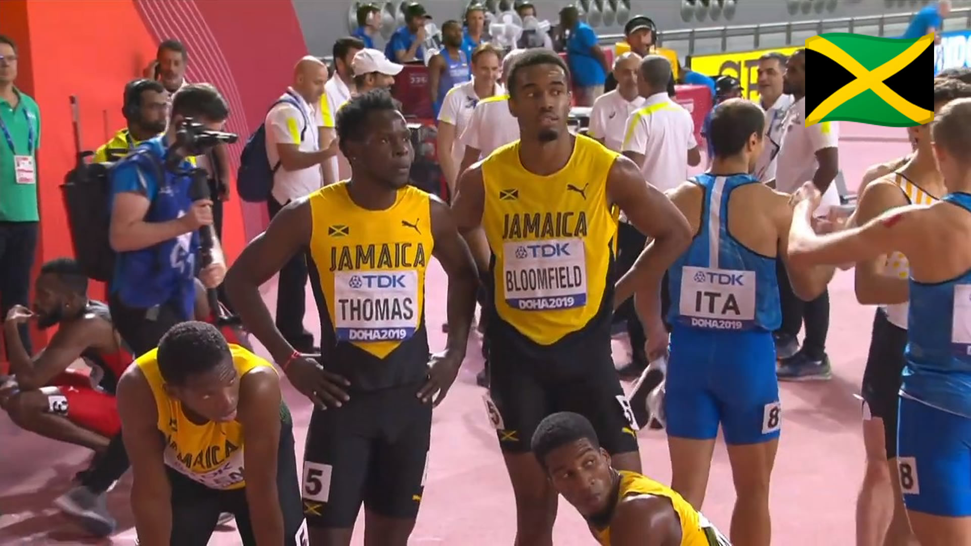 Watch: Team Jamaica Wins Silver in Men's 4x400m Relay At World Champs Watch: Team Jamaica Wins Silver in Men's 4x400m Relay At World Champs