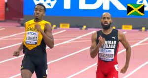Watch: Akeem Bloomfield qualifies for 400m semi-finals at World Champs
