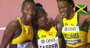 Watch: Danielle Williams wins 100m hurdles Bronze at World Championship
