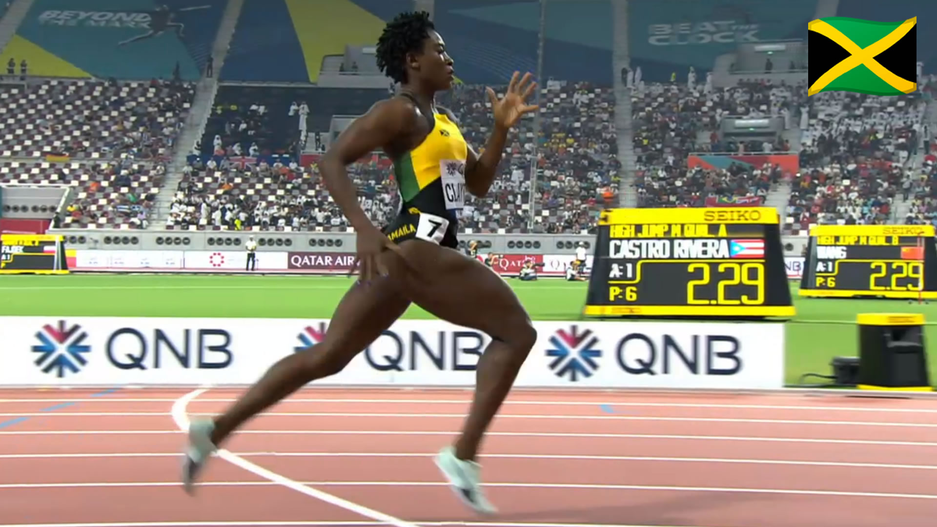 Watch: Rushell Clayton wins 400m Hurdles Heat at World Champs Watch: Rushell Clayton wins 400m Hurdles Heat at World Champs