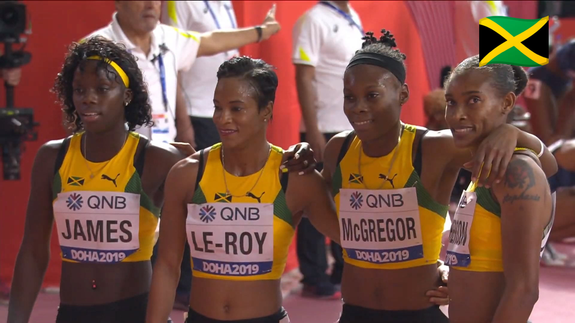 Watch: Team Jamaica wins Women's 4x400m relay in World leading time at World Champs Watch: Team Jamaica wins Women's 4x400m relay in World leading time at World Champs