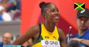 Watch: Shanieka Ricketts wins Women's Triple Jump Silver Medal at World Champs
