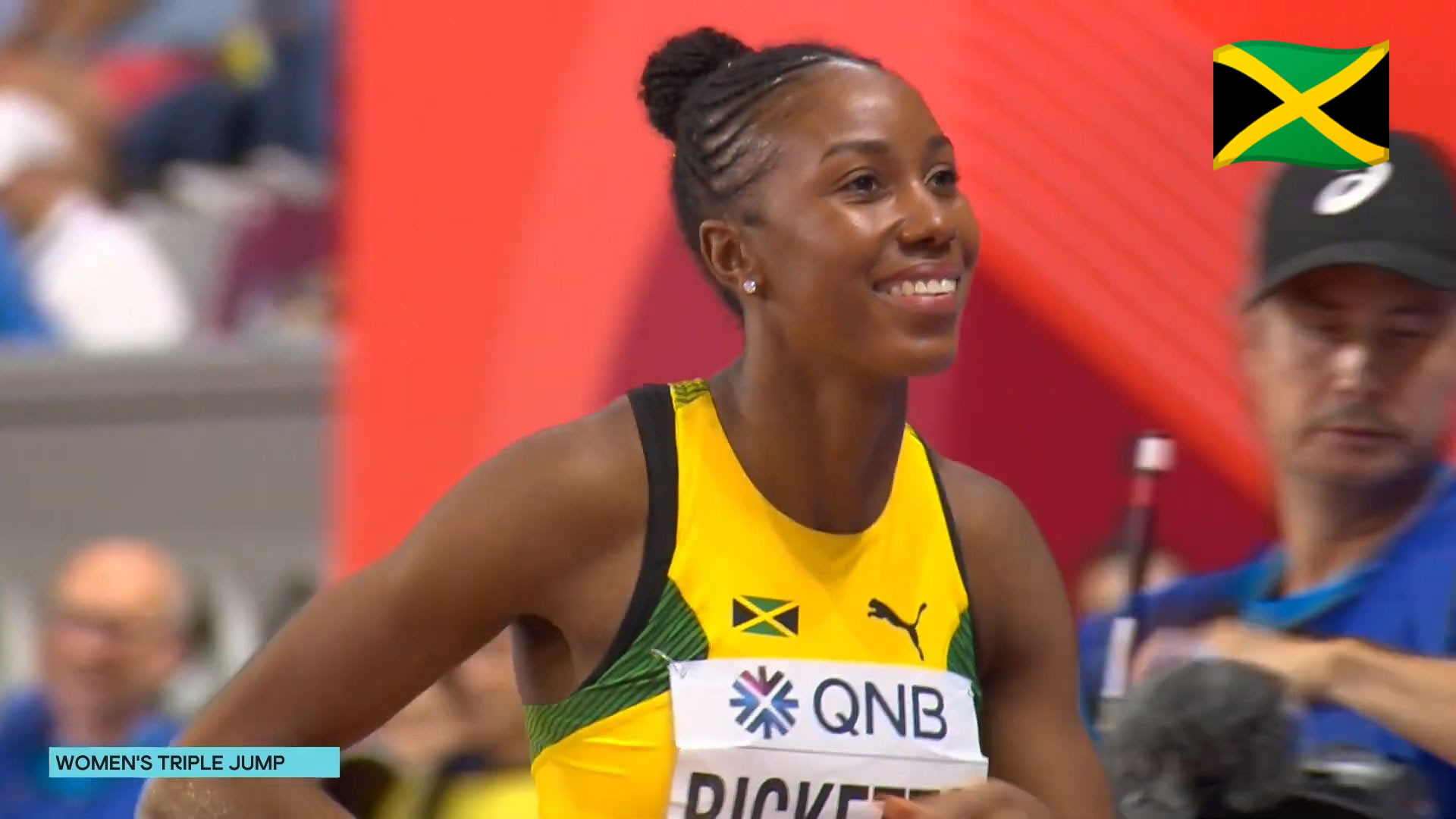 Watch: Shanieka Ricketts wins Women's Triple Jump Silver Medal at World Champs Watch: Shanieka Ricketts wins Women's Triple Jump Silver Medal at World Champs