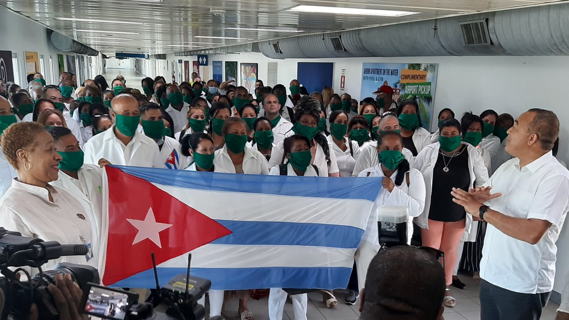 140 medical professionals from Cuba arrive in Jamaica to help fight against COVID-19 140 medical professionals from Cuba arrive in Jamaica to help fight against COVID-19