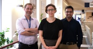 ictured left to right: Dr. Robert Kozak, Dr. Samira Mubareka, Dr. Arinjay Banerjee