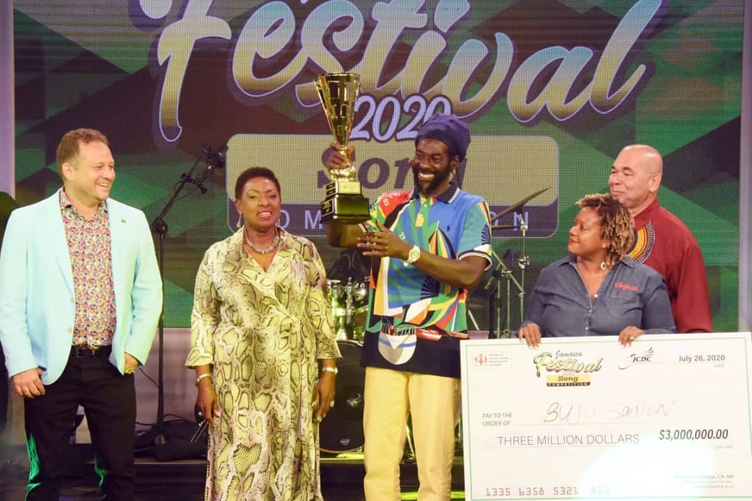 Watch: Buju Banton wins Jamaica Festival Song contest his entry 'I am a Jamaica' Watch: Buju Banton wins Jamaica Festival Song contest his entry 'I am a Jamaica'