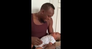 Watch: Usain Bolt shares adorable moment with his daughter Olympia Lightning Bolt