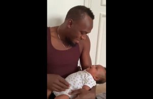 Watch: Usain Bolt shares adorable moment with his daughter Olympia Lightning Bolt