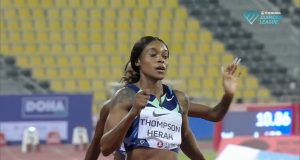 Watch: Elaine Thompson-Herah Wins 100m Doha Diamond League