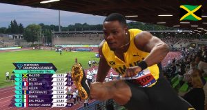 Omar McLeod wins Men's 110m Hurdles in 13.01 seconds today, setting a new world-leading time!