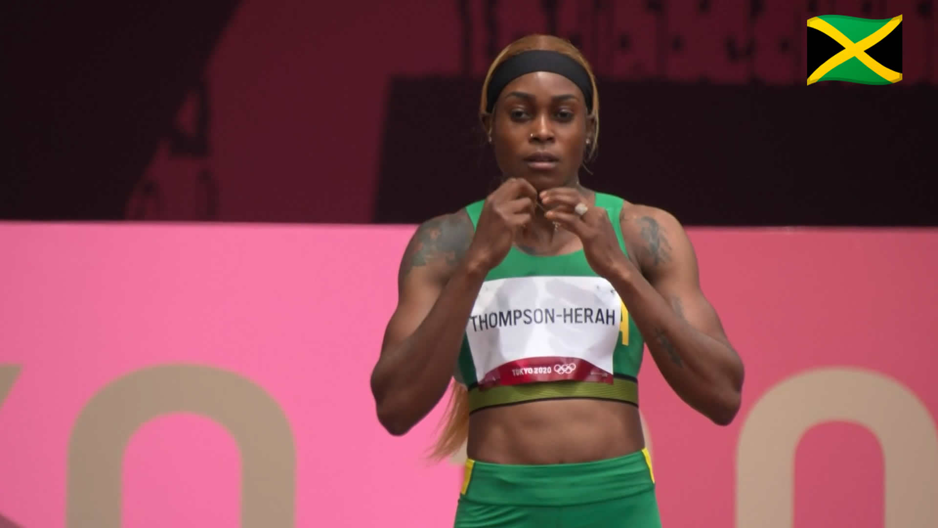 Elaine Thompson-Herah qualifies for Women's 100m semi-final at Tokyo Olympics Elaine Thompson-Herah qualifies for Women's 100m semi-final at Tokyo Olympics