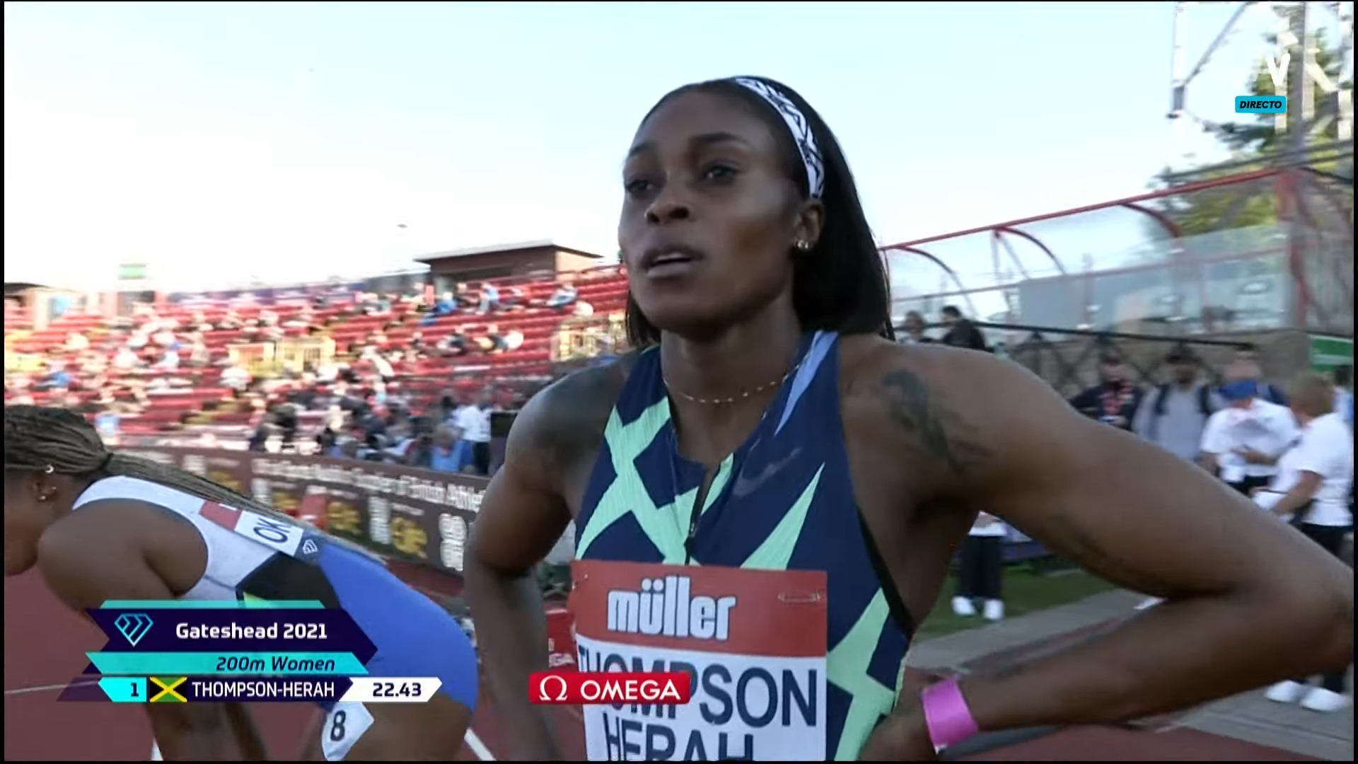 Elaine Thompson-Herah wins 200m at Müller British Grand Prix Elaine Thompson-Herah wins 200m at Müller British Grand Prix