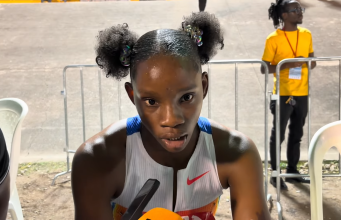 Tina Clayton Reacts to 10.81 to Win 100m at Jamaican Trials Ahead of Shericka and Shelly-Ann